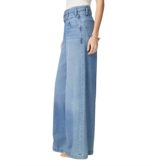 PAIGE portia wide leg jean in enzo light color Women’s Size 30 - Picture 14 of 15